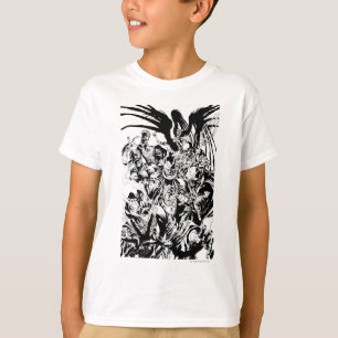 Camiseta Black Lantern Corps - Black and White