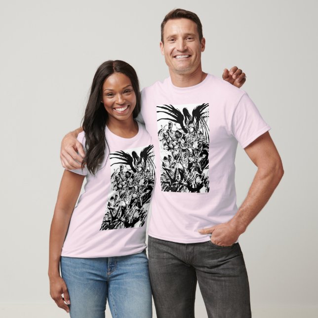 Camiseta Black Lantern Corps - Black and White (Unisexo)