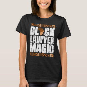 Camiseta Black Lawyer Magic Black History Mono BLM