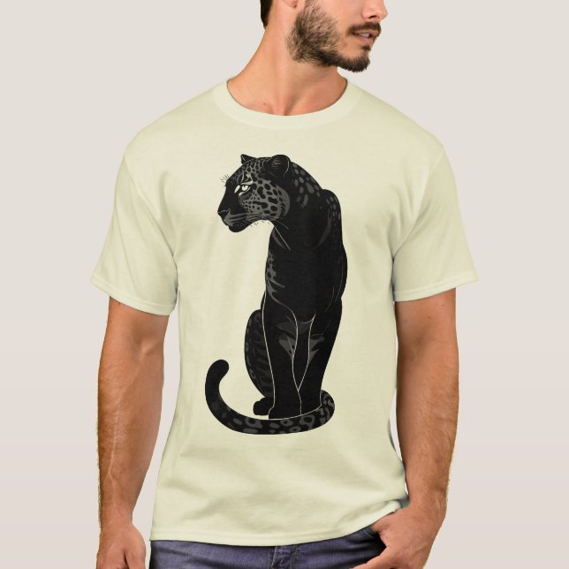 Camiseta Black Leopard  (Anverso)