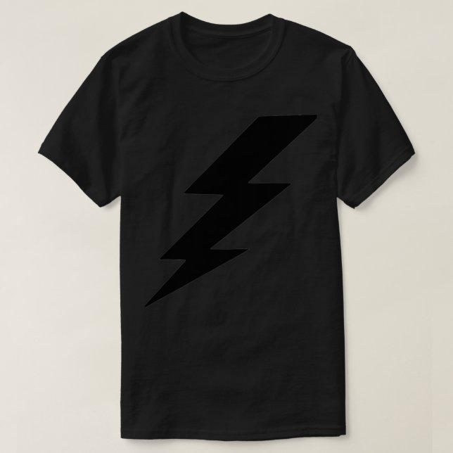 Camiseta Black Lightning (Diseño del anverso)