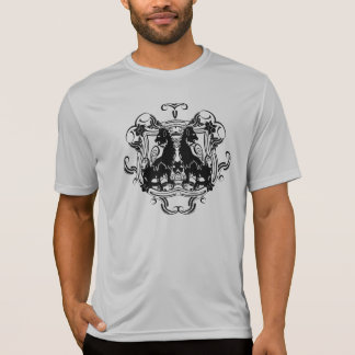 Camiseta Black Lion Shield Swirly