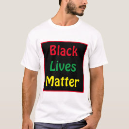 Camiseta Black Lives Matter Bold Text