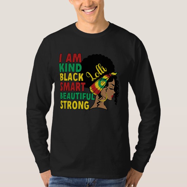 Camiseta Black Lolli Grandmother African American Lolli Gra (Anverso)