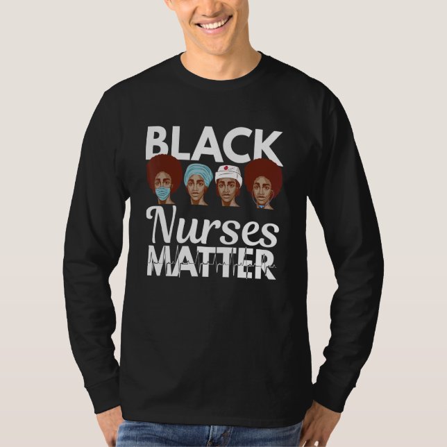 Camiseta Black LPN Nurses Matter African American Black His (Anverso)