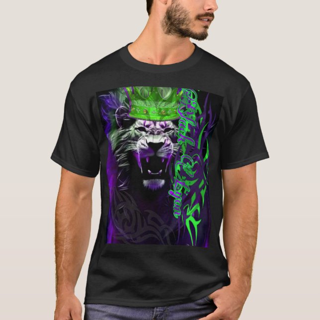 Camiseta Black Lyon design 888 m (Anverso)