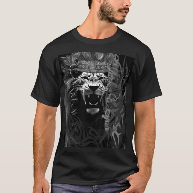 Camiseta Black Lyon design 889 m (Anverso)