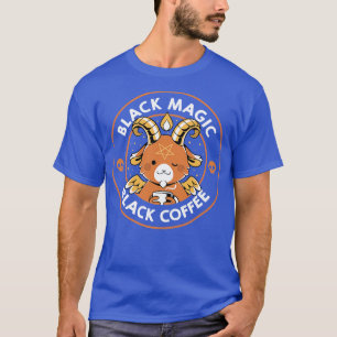 Camiseta Black Magic Coffee Funny Baphomet de Tobe Fo