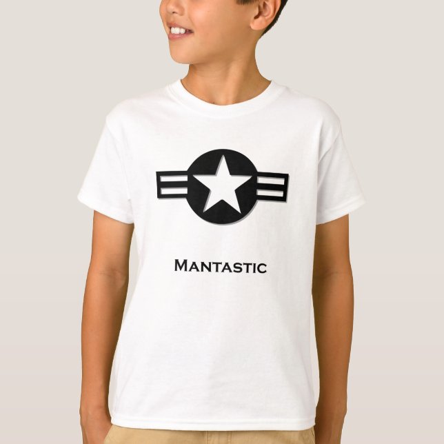 Camiseta Black Mantastic en Estados Unidos (Anverso)