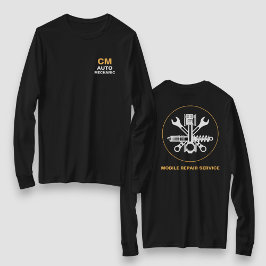 Camiseta Black Mobile Mechanic Auto Repair Services
