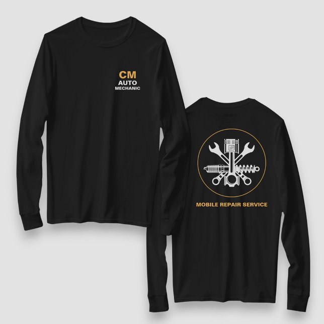 Camiseta Black Mobile Mechanic Auto Repair Services (Subido por el creador)