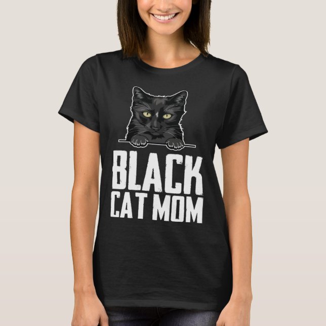Camiseta Black mom  Black kitten  Blacks  2 (Anverso)
