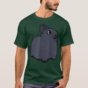 Camiseta Black Netherland Dwara Re Rabbit Easter Bunny Cute