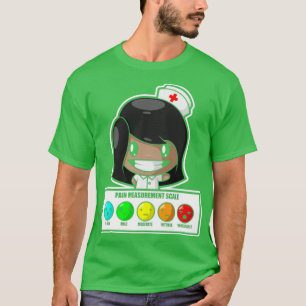 Camiseta Black Nurs Pain Scale African American Black Prid