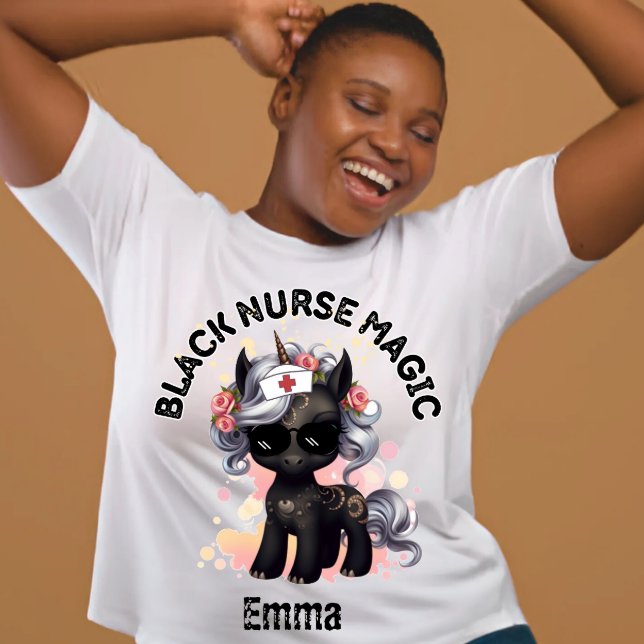 Camiseta Black Nurse Magic (Subido por el creador)
