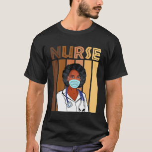 Camiseta Black Nurse Melanin Black History Proud African Am