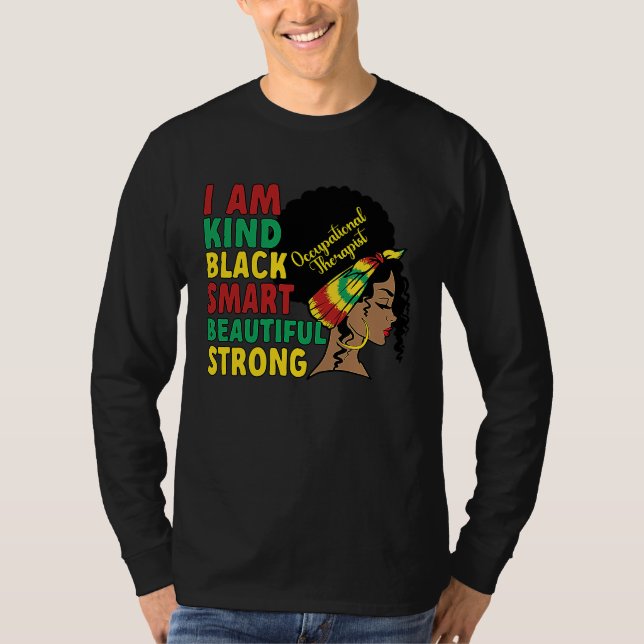 Camiseta Black Occupational Therapist African American OT T (Anverso)