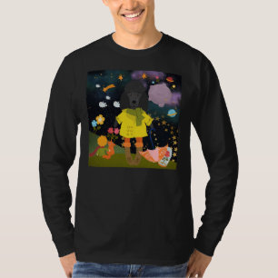 Camiseta Black Poodle Art Cute Prince Regalos Whimsical Poo