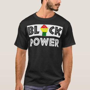 Camiseta Black Power Cita Ts para Orgullo Negro