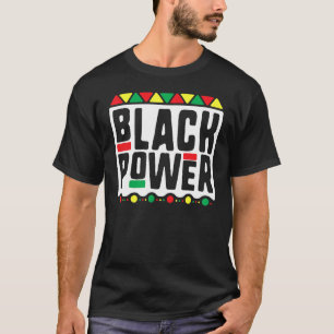 Camiseta Black Power para Hombres Mujeres Niños Hi