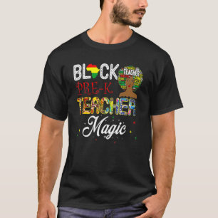 Camiseta Black Pre K Maacher Magic Black History Mono 1