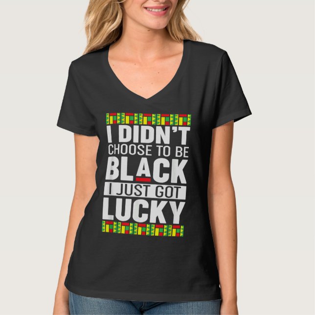 Camiseta Black Pride  Black History Month (Anverso)