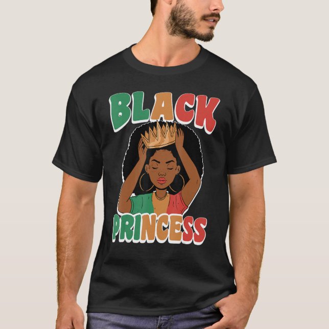 Camiseta Black Princess Women African American Black Histor (Anverso)