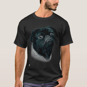 Camiseta Black Pug Cute Pug Regalo Mezcla de Pug