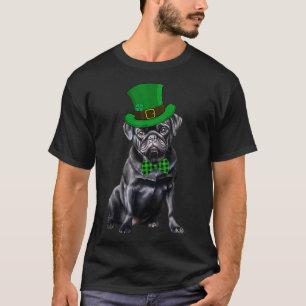 Camiseta Black Pug Patricks Day Gorra Funny St Patricks Day