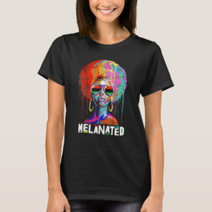 Camiseta Black Queen Afro Melanin Art African American Stro