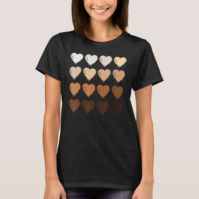 Camiseta Black Queen Afro Melanin Shades Love African Ameri (Anverso)
