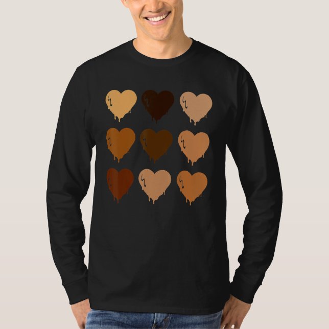 Camiseta Black Queen Afro Melanin Shades Love African Ameri (Anverso)