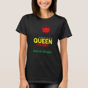 Camiseta Black Queen Chess Gaming Cita Gamer Pun Textos