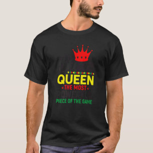 Camiseta Black Queen Chess Gaming Cita Gamer Pun Textos