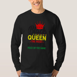 Camiseta Black Queen Chess Gaming Cita Gamer Pun Textos