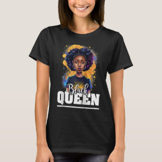 Camiseta Black Queen For Proud African American Black Histo