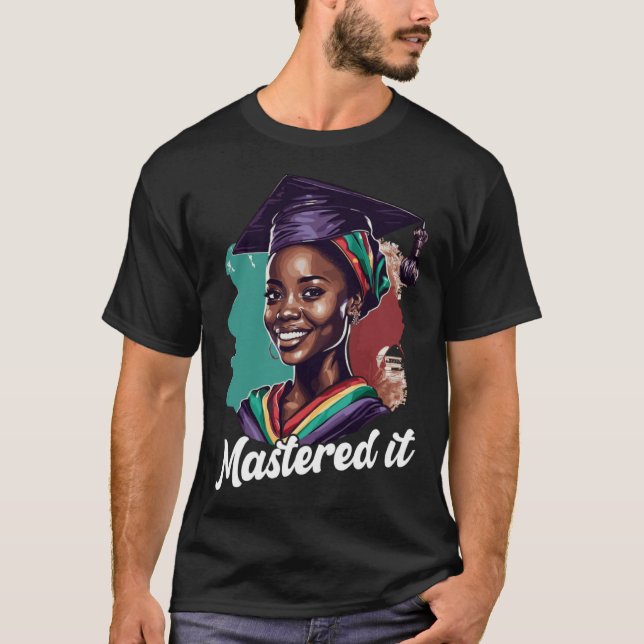 Camiseta Black Queen Masters Graduation Girl Mastered It  4 (Anverso)
