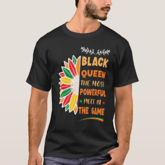 Camiseta Black Queen The Most Powerful Piece Black History