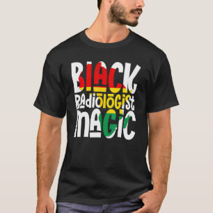 Camiseta Black Radiological Magic African Pride Historiador