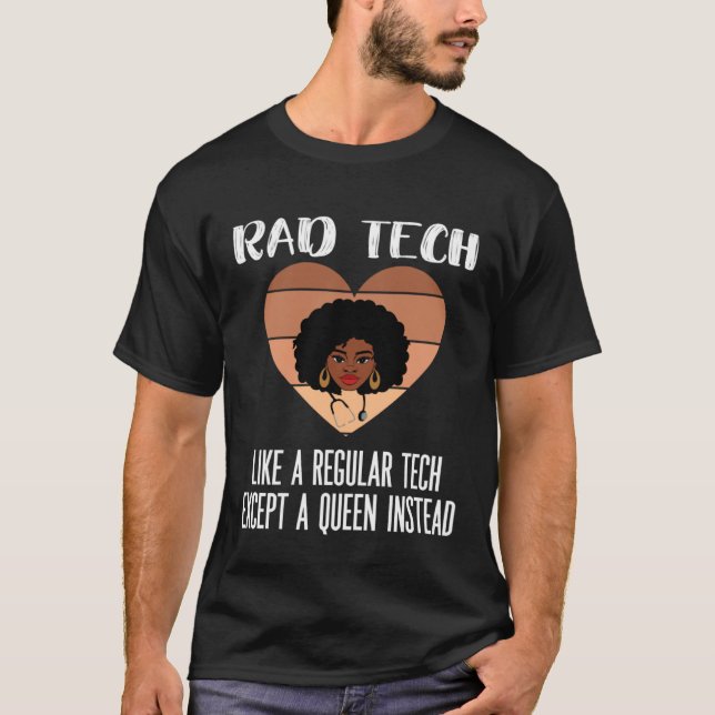 Camiseta Black Radiology Technologist Rad Tech Week Radiolo (Anverso)