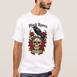 Camiseta Black Raven Mysteria Gótica T-Shirt