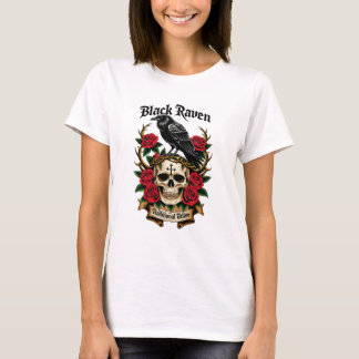 Camiseta Black Raven Mysteria Gótica T-Shirt