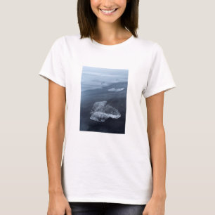 Camiseta Black sand beach and ice, Iceland