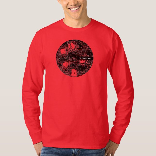 Camiseta BLACK SCRIBBLE: T-Shirt (Anverso)