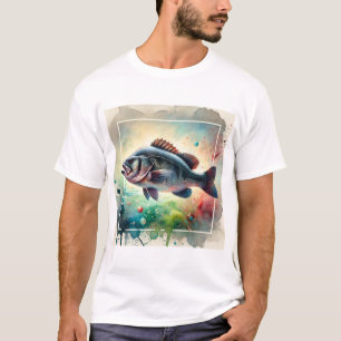 Camiseta Black Sea Bass 200624AREF101 - Watercolor