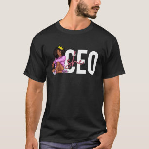 Camiseta Black She EO CEO Mes de historia negra Mujer negra