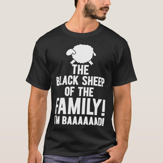 Camiseta Black Sheep Family I m Baaaaad Toy (Anverso)