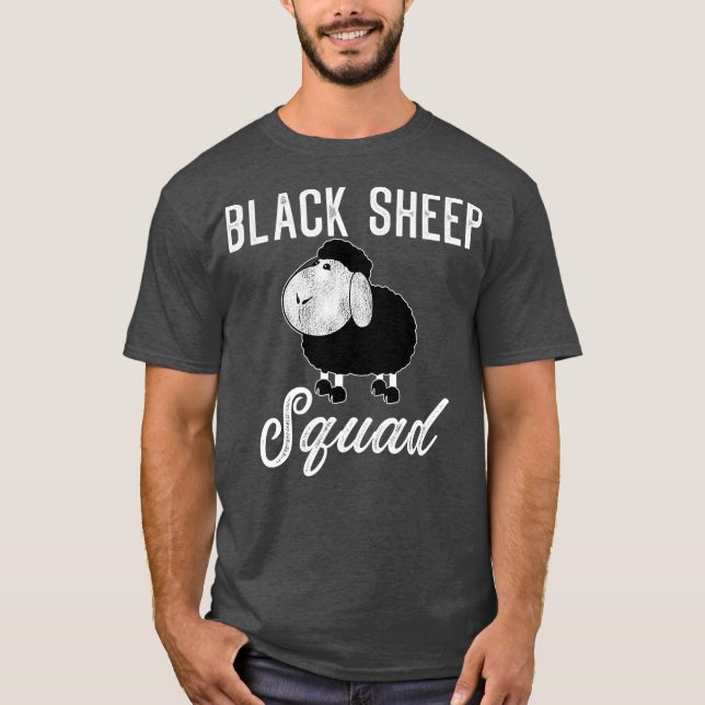 Camiseta Black Sheep Squad Funny Sheep (Anverso)