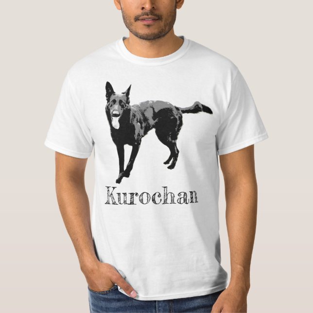 Camiseta Black Shepherd Dog T-shirt ブラック シェパード ドッグ (Anverso)