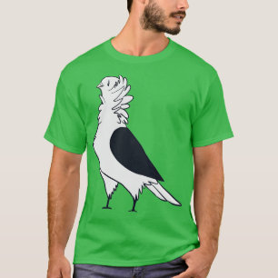 Camiseta Black Shield Old German Owl Pigeon